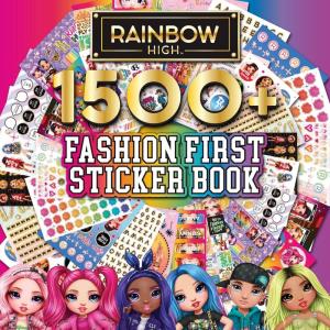 Care Bears Sticker Book, 1500 Cute Stickers for Scrapbooks, Planners, Features Letter, Laptops and Water Bottle for Kids Teens, School Supplies for Kids(Rainbow High)