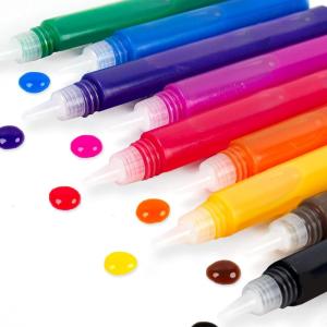 Horizon Group USA 10-Pack Suncatcher Art Pens – 10 Colors, 10ML Each – Kids’ Window Art Supplies, Refill Pens for Suncatchers, Arts and Crafts Activity(Paint Pens)