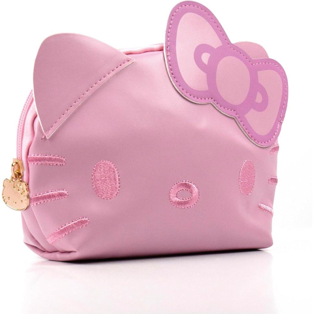 imageOfficial Sanrio Hello Kitty Pouch ampamp Pencil Case Set Pink With Keychain Cute School Supplies Sanrio Stuff Stationery