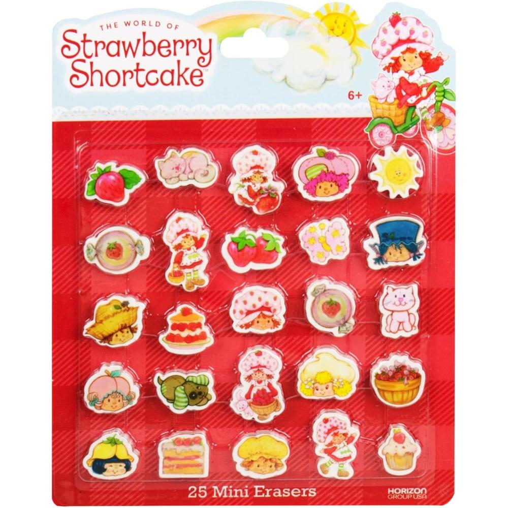 imageOriginal Squishmallows Mini Eraser Set 25 Small Squishmallows Erasers Cute School Supplies Cute Stationery Supplies Fun Office Supplies Kids Journal Accessories Sketch Journal StationeryStrawberry Shortcake