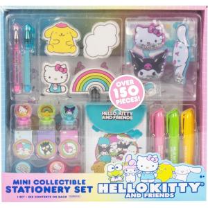 Hello Kitty and Friends Mini Collectible Stationery Set, Cute Stationery, Sanrio Accessories, Cute Sticky Notes, Kawaii School Supplies, Fun Office Supplies, Kawaii Stationery, Cute Hello Kitty Stuff