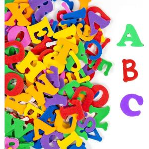 Horizon Group USA Assorted Self Adhesive Foam Shapes, Multicolored(Foam Alphabet Letters)