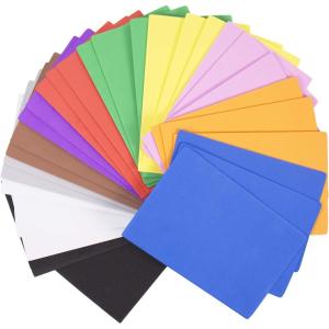 Horizon Group USA Assorted Self Adhesive Foam Shapes, Multicolored(Foam Sheets (30 Count))