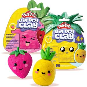 Play-Doh Air Dry Clay, 5 oz. Red Clay Bag, Arts & Crafts, Art Supplies, Arts and Crafts for Adults and Kids, Craft Supplies, Clay Tools and Kit, Modeling Clay for Kids, Air Dry Clay Kit(Summer)