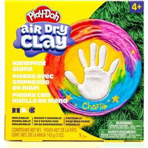 Play-Doh Air Dry Clay, 5 oz. Red Clay Bag, Arts & Crafts, Art Supplies, Arts and Crafts for Adults and Kids, Craft Supplies, Clay Tools and Kit, Modeling Clay for Kids, Air Dry Clay Kit(Handprint)