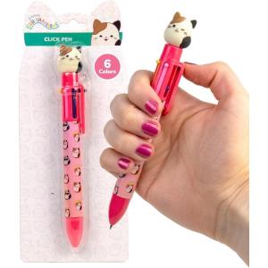 Squishmallows Original Squishy Pens, 3 Pack, Cute School Supplies, Journaling, Carl the Cheeseburger, Pep the Pizza, Floyd the French Fry(1 Count (Pack of 1))