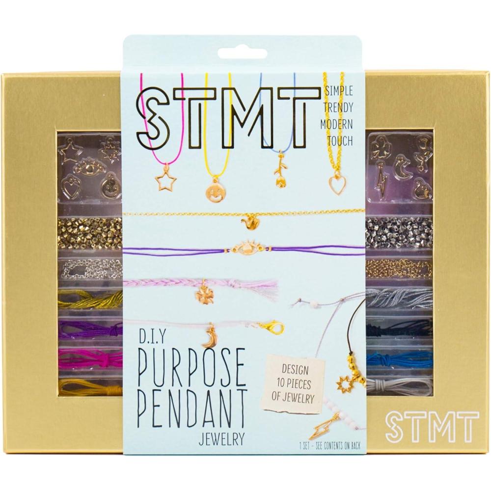 imageSTMT DIY Resin Jewelry Studio AllinOne Resin Jewelry Making Kit with Molds Fun DIY Kit to Make Your Own Necklaces Bracelets ampamp More Great Gift for Teen Girls 14Purpose Pendant