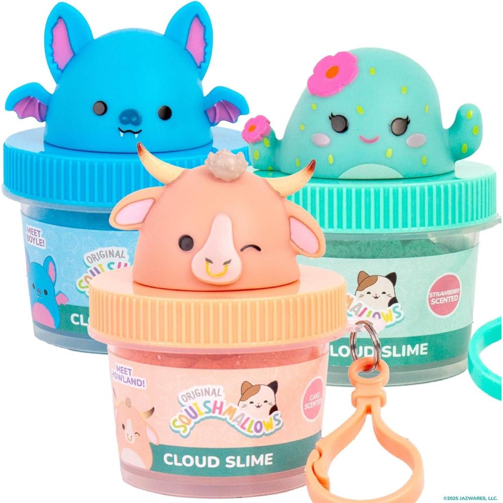 imageOriginal Squishmallows Mini Slime Squad 3 Slime Bag CharmsSquishmallows