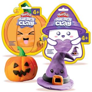 Play-Doh Scented Air Dry Clay, 2-Pack Halloween Bundle, 1 Purple Grape, 1 Orange, Goodie Bag Stuffers, Art Supplies, Arts and Crafts for Kids, Craft Supplies, Toddler Party Favors