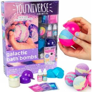 Just My Style You*niverse Galactic Bath Bombs, at-Home STEAM Kits for Kids Age 6 and Up, Bath Time Fun, DIY Bath Bombs(Bath Bomb)
