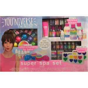 Just My Style You*niverse Galactic Bath Bombs, at-Home STEAM Kits for Kids Age 6 and Up, Bath Time Fun, DIY Bath Bombs(Spa Set)