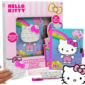 Hello Kitty Create Your Own Squishy Diary by Horizon Group USA(Press N’ Pop Diary)