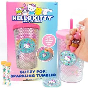 Horizon Group USA Hello Kitty And Friends Glitzy Pop Sparkling Tumbler(Hello Kitty)