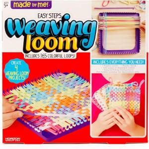 Made By Me Craft Loops Refill, Includes 210 Weaving Loom Loops in 7 Vibrant Colors, Potholders, DIY Craft Kit for Kids(Easy)