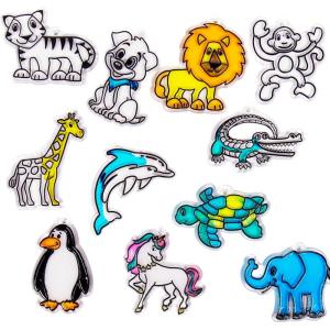 Made by Me Animal Suncatcher Refill Pack 12 pk by Horizon Group USA, Multicolor, one Size