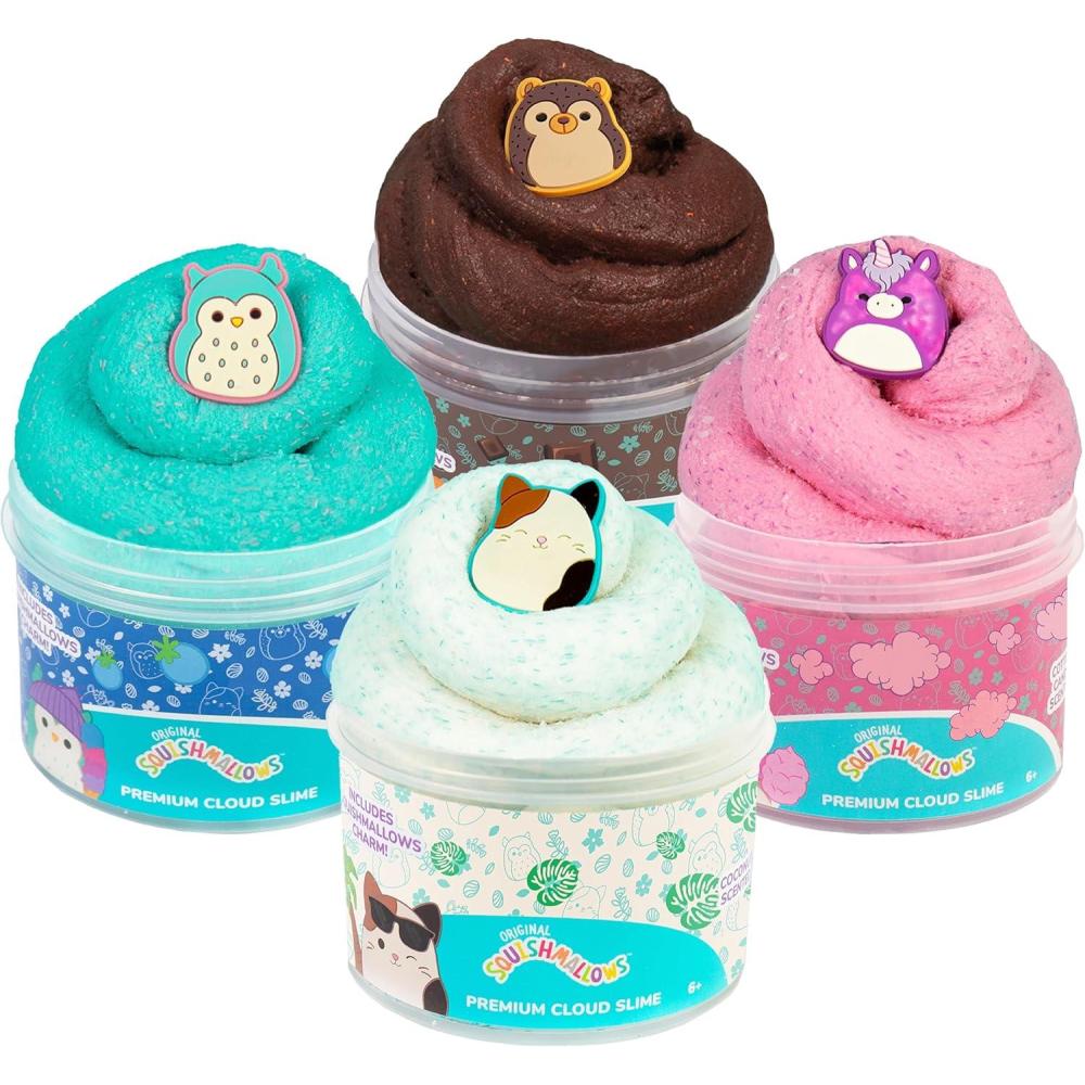 imageOriginal Squishmallows Premium Cloud Slime  4Pack Scented Slimes4Pack