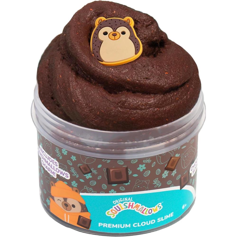 imageOriginal Squishmallows Premium Cloud Slime  4Pack Scented SlimesHans Chocolate Scent