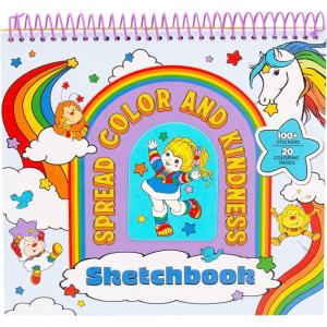 Rainbow Brite Sketchbook 20 Pages & 100+ Stickers(Rainbow Brite)
