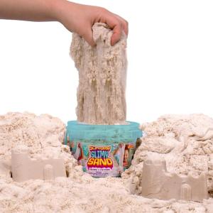 SLIMYSAND by Horizon Group USA, 1.5 lbs of Berry Scented Moldable, Stretchable, Expandable Cloud Slime, Blue & Purple Marbled, Slimy Play Sand in Reusable Bucket, Non Stick, Sensory Activity(Sand)
