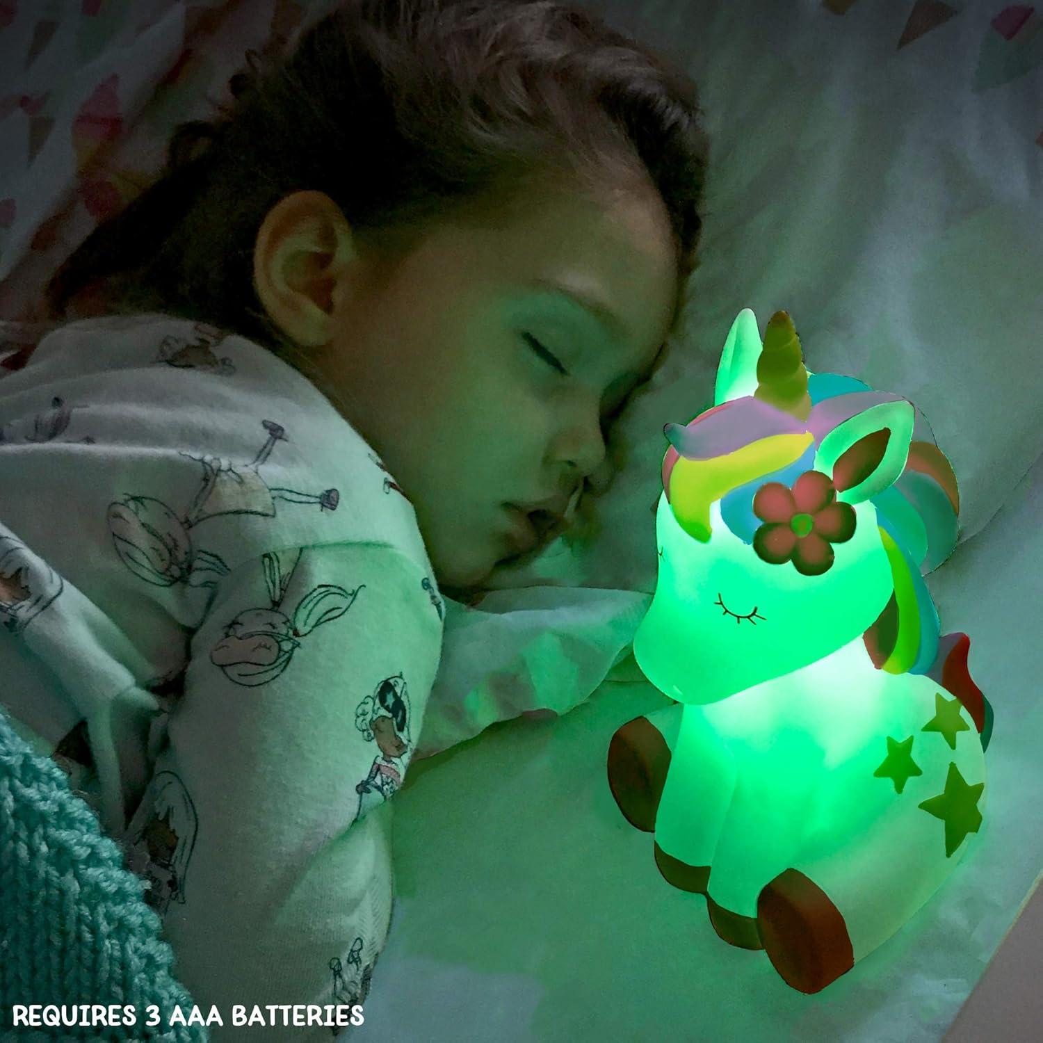 imageStory Magic Paint Your Own LightUp Unicorn by Horizon Group USA Paintable Batteries Required ColorChange LED Night Light