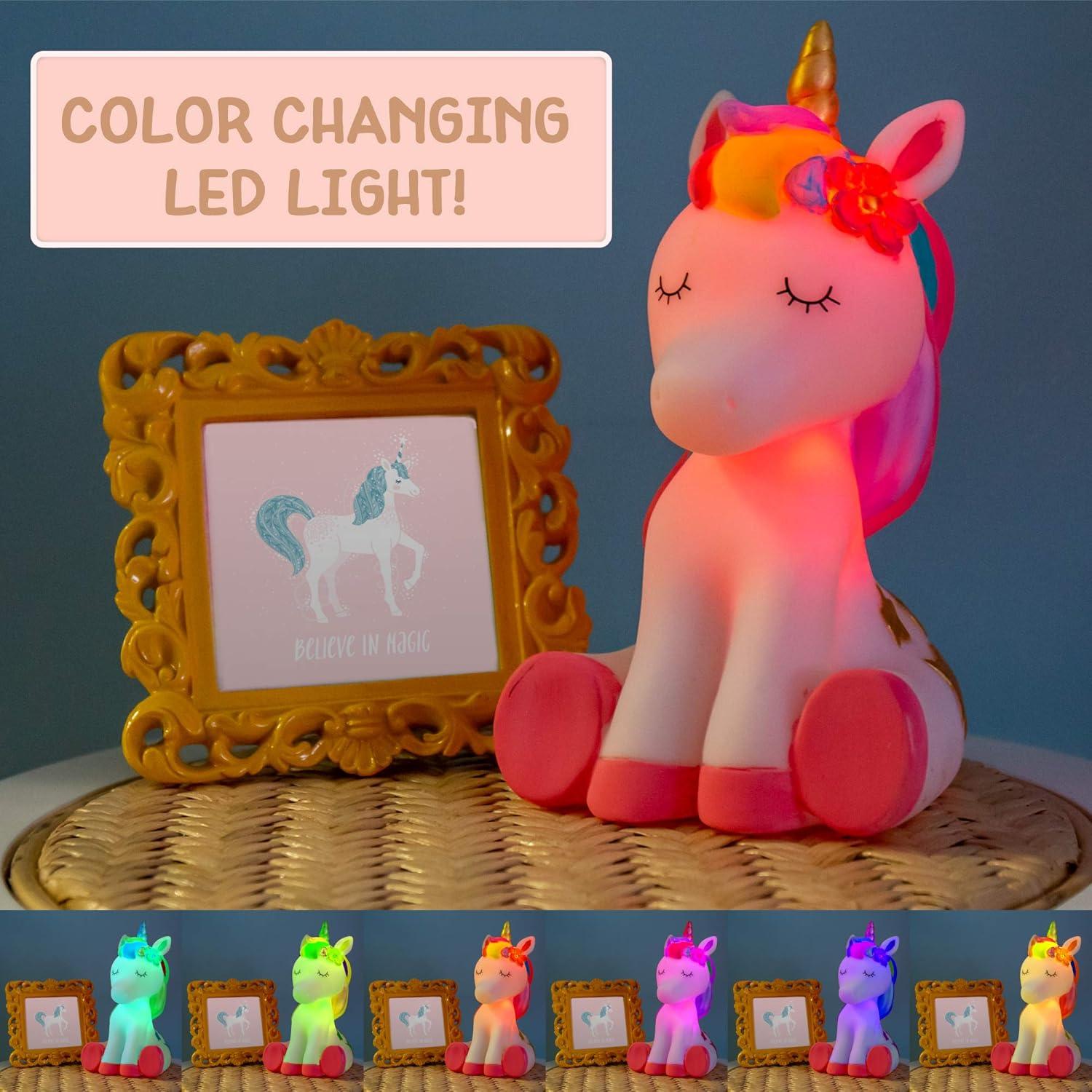 imageStory Magic Paint Your Own LightUp Unicorn by Horizon Group USA Paintable Batteries Required ColorChange LED Night Light