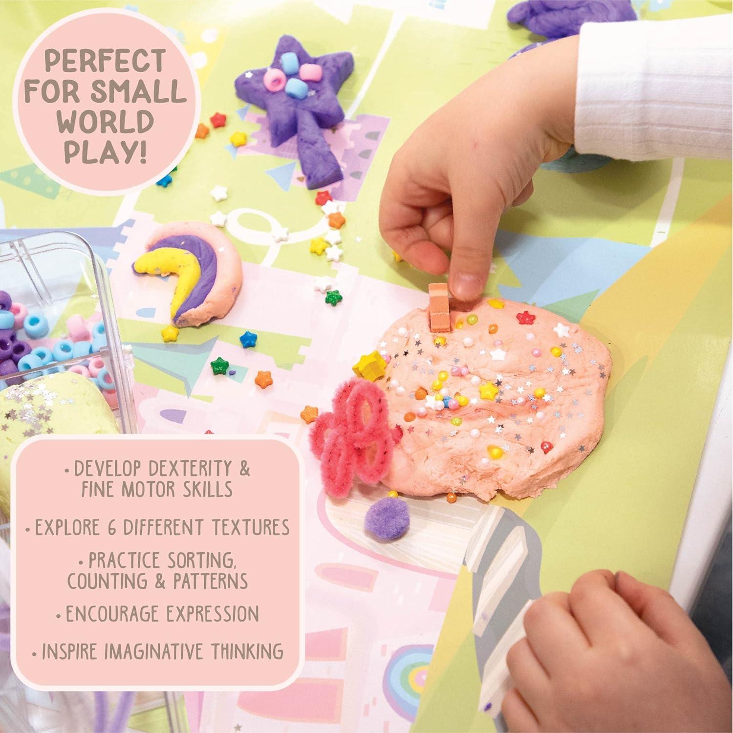 imageStory Magic Rainbow Unicorn Sensory Play Set Build Cognitive Development and Fine Motor Skills Tactile Activities for On The Go Sensory Toys for Preschoolers and Kids Ages 4 5 6 7 8