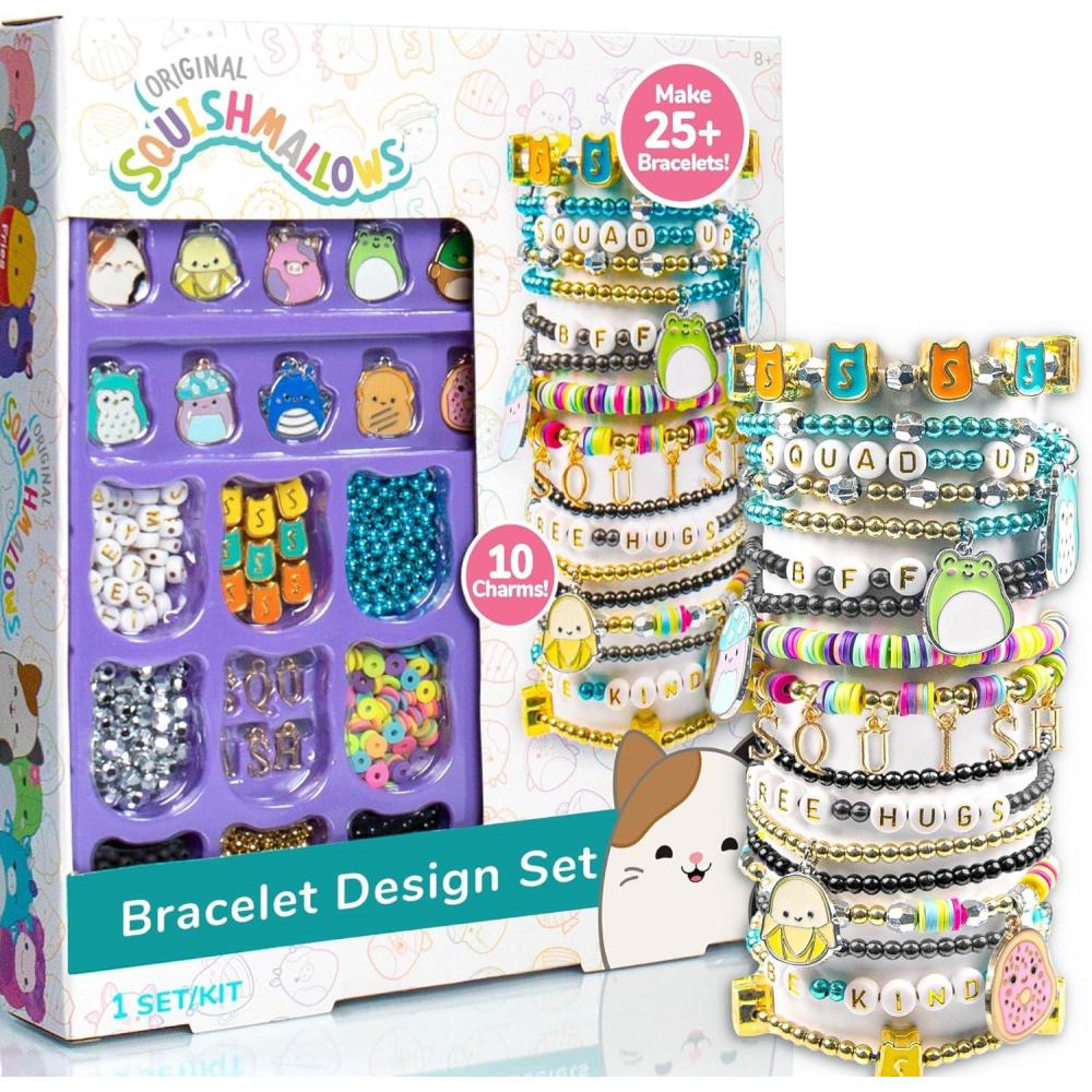 imageOriginal Squishmallows Bracelet Design Set Cute ampamp Friendship Bracelet Kit Jewelry Making Kit Charm Bracelet Making Kit Beading ampamp Jewelry Making Friendship Bracelet Making Kit