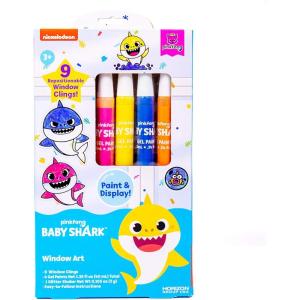 Baby Shark Window Clings, Pinkfong, Nickelodeon, Window Art by Horizon Group USA