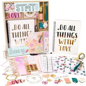 STMT D.I.Y. Dreamers Become Doers Journaling Set, Stationery Set, Bullet Journal Kit, Journaling Kit, Journals for Teen Girls, DIY Journal Set for Girls Ages – 8+(Love Journaling Set)