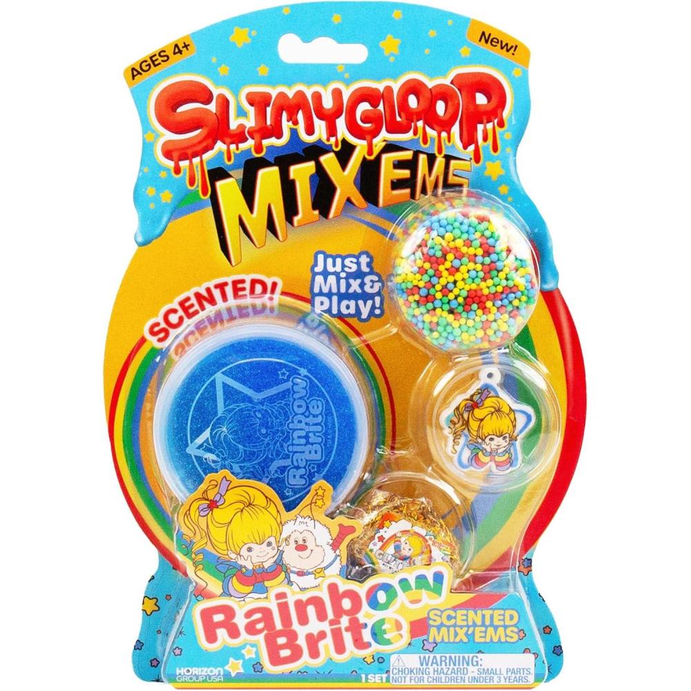 imageKuromi SLIMYGLOOP MixEMS Slime Collectible Charm with Fun AddIns Hello Kitty and Pink Glitter Slime Party Favors for Kids 812 Girls Toys Age 68 Sanrio StuffRainbow Brite
