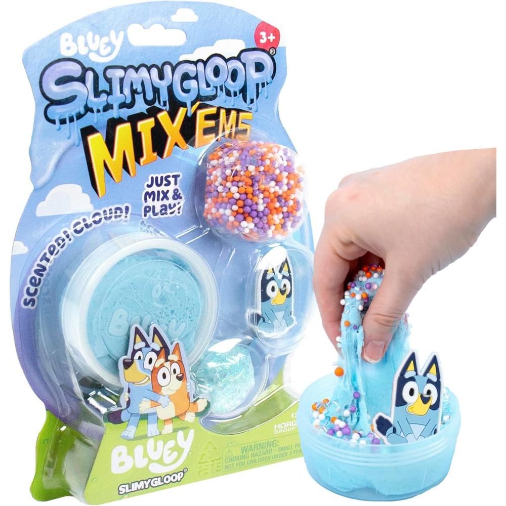 imageKuromi SLIMYGLOOP MixEMS Slime Collectible Charm with Fun AddIns Hello Kitty and Pink Glitter Slime Party Favors for Kids 812 Girls Toys Age 68 Sanrio StuffBluey