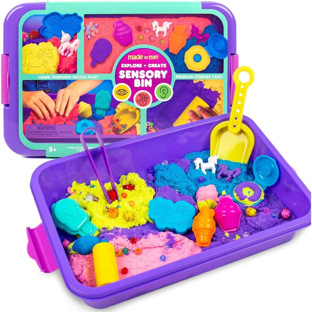 imageMade By Me Explore  Create Unicorn Sensory Bin  Sensory Bins for Toddlers  AllinOne Tactile Sensory Toys  Learn Through Play Toys  Unique Fine Motor Toys ampamp Magical Sensory ExperienceUnicorn
