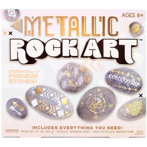 Galaxy Paint Your Own Rock Art by Horizon Group USA, Black(Metallic)