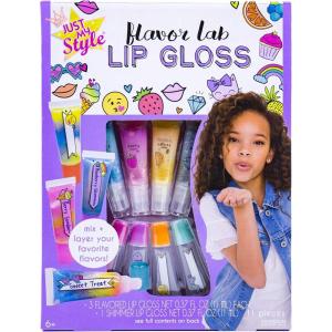 Just My Style Shimmer Pop Lip Gloss, Create 5 Lollipop-Shaped Lip Glosses, Includes Funnel, Empty Lip Gloss Containers, Sweet Lip Gloss Base, Body Glitter & More, DIY Lip Gloss, Multi (208316J)(Lip Gloss)