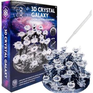 The Young Scientists Club 3D Crystal Galaxy, Grow Crystal Sculptures, Crystal Growing Kit for Kids Science Experiments Gifts for Boys & Girls, STEM Kits for Kids, STEM Toys, 8 Year Old Boy Gift