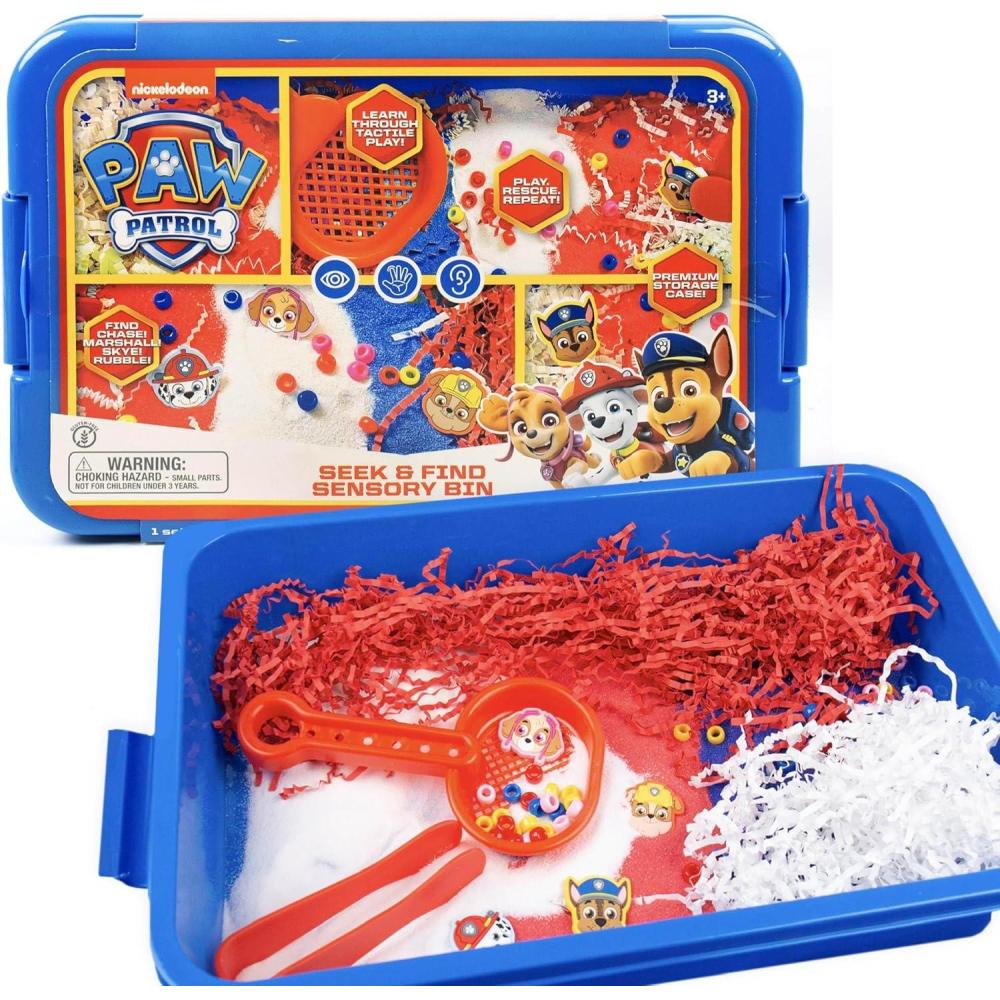image:imageHorizon Group USA Official Bluey Seek amp Find Sensory Bin ReadytoUse Sensory Toys for Toddlers 34 with Lid Play Sand Scoops amp Tongs Exclusive Bluey ToysPaw Patrol