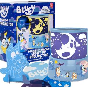 Bluey Decorate Your Own Light Up Projector, Night Light for Kids Stickers, Toys, Kids Night Light, Toddler Activities, Toddler Crafts, Night Light Projector, Cute Night Light