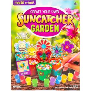 Made by Me Create Your Own Suncatcher Garden, Includes 6 Suncatchers to Paint, 7 Suncatcher Paints & Acrylic Paints, Fun Arts & Crafts for Kids, Suncatcher Kit, Unique Craft Kits, Cool Window Art