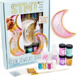 STMT D.I.Y. Resin Jewelry Dish Kit – Creative Craft for Beginners, Create Your Own Trinket Tray – Great Weekend Activity for Kids and Adults