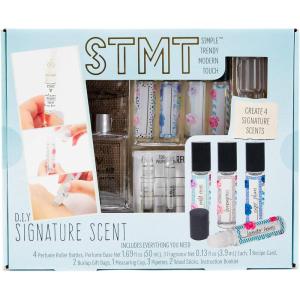 STMT Self-Love Club D.I.Y. Nail Art Studio by Horizon Group USA, 10+ Essentials for at-Home Manicure Including Nail Polishes, Soothing Hand Mask, Cuticle Oil, Phone Holder, Nail Stickers & More(Scent)