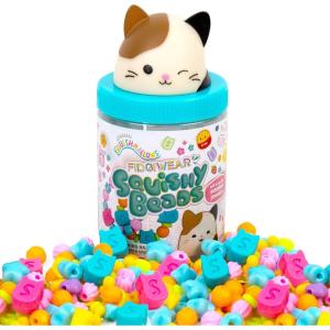 Fidgiwear Squishy Beads, Create Soft Squishy Fidget Jewelry with Reusable, Stretchy Cords(Squishmallows)
