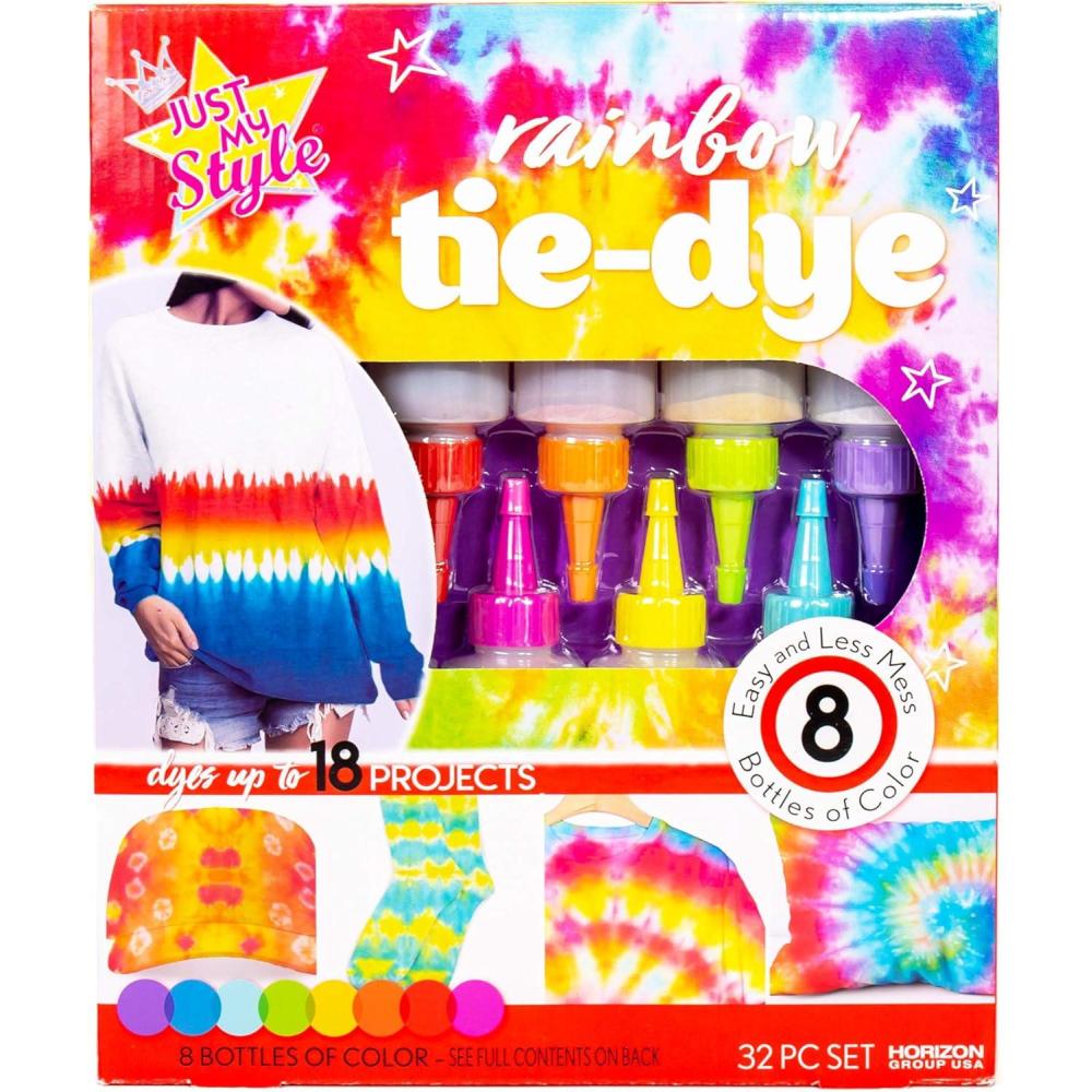 image:imageJust My Style Radical Rainbow TieDye Kit by Horizon Group USA Create 18 Projects with 8 Colors