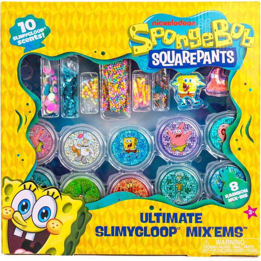 image:imageSpongebob Squarepants Ultimate SLIMYGLOOP MixEms 10 Spongebob Slimes with Sweet Scents amp Slime Mixins