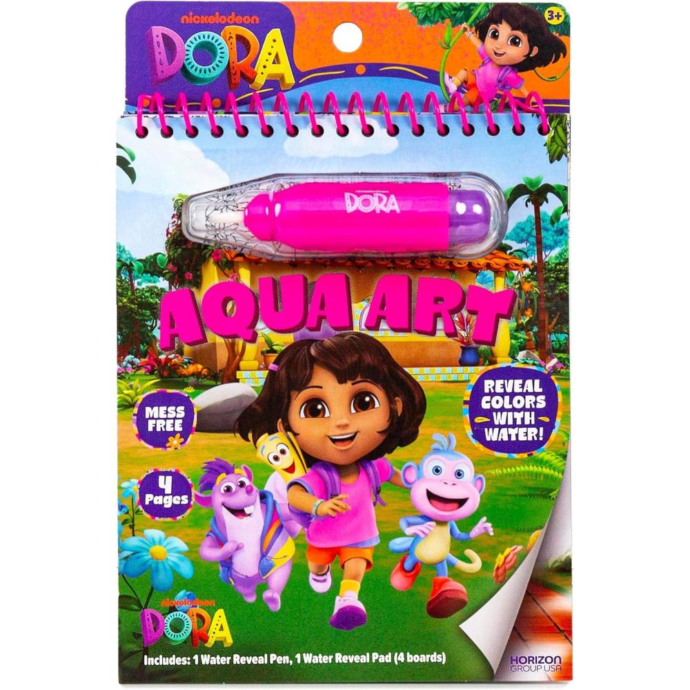 image:imageTeenage Mutant Ninja Turtles Aqua Art Great Kids Ninja Turtles Toys TMNT Mess Free Coloring for Toddlers Paint with Water Books for Kids Toddler Car Activities amp Travel Toys Water Painting BookDora Aqua Art