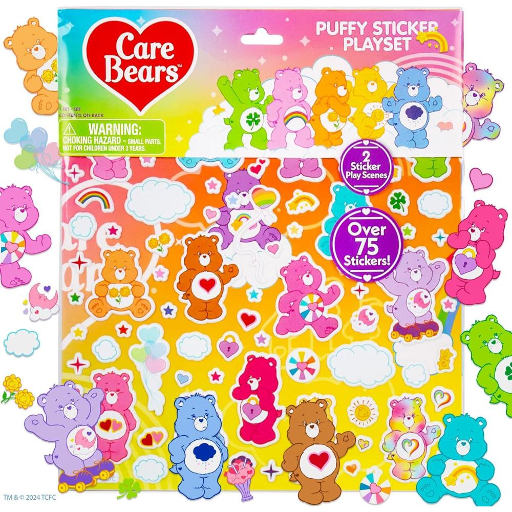 image:imageTeenage Mutant Ninja Turtles Puffy Sticker Playset Includes 30 Reusable TMNT Stickers amp DoubleSided Play Scene Classic Teenage Mutant Ninja Turtles Toys Great TravelFriendly Kids ActivitiesCare Bears