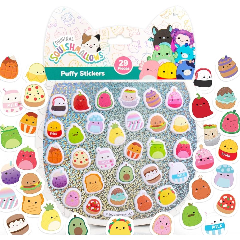 image:imageTeenage Mutant Ninja Turtles Puffy Sticker Playset Includes 30 Reusable TMNT Stickers amp DoubleSided Play Scene Classic Teenage Mutant Ninja Turtles Toys Great TravelFriendly Kids ActivitiesSquishmallows Puffy