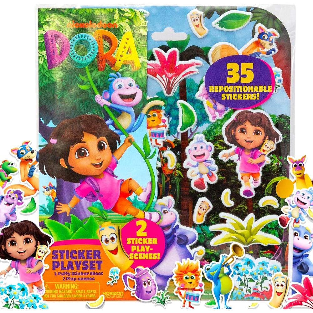 image:imageTeenage Mutant Ninja Turtles Puffy Sticker Playset Includes 30 Reusable TMNT Stickers amp DoubleSided Play Scene Classic Teenage Mutant Ninja Turtles Toys Great TravelFriendly Kids ActivitiesDora