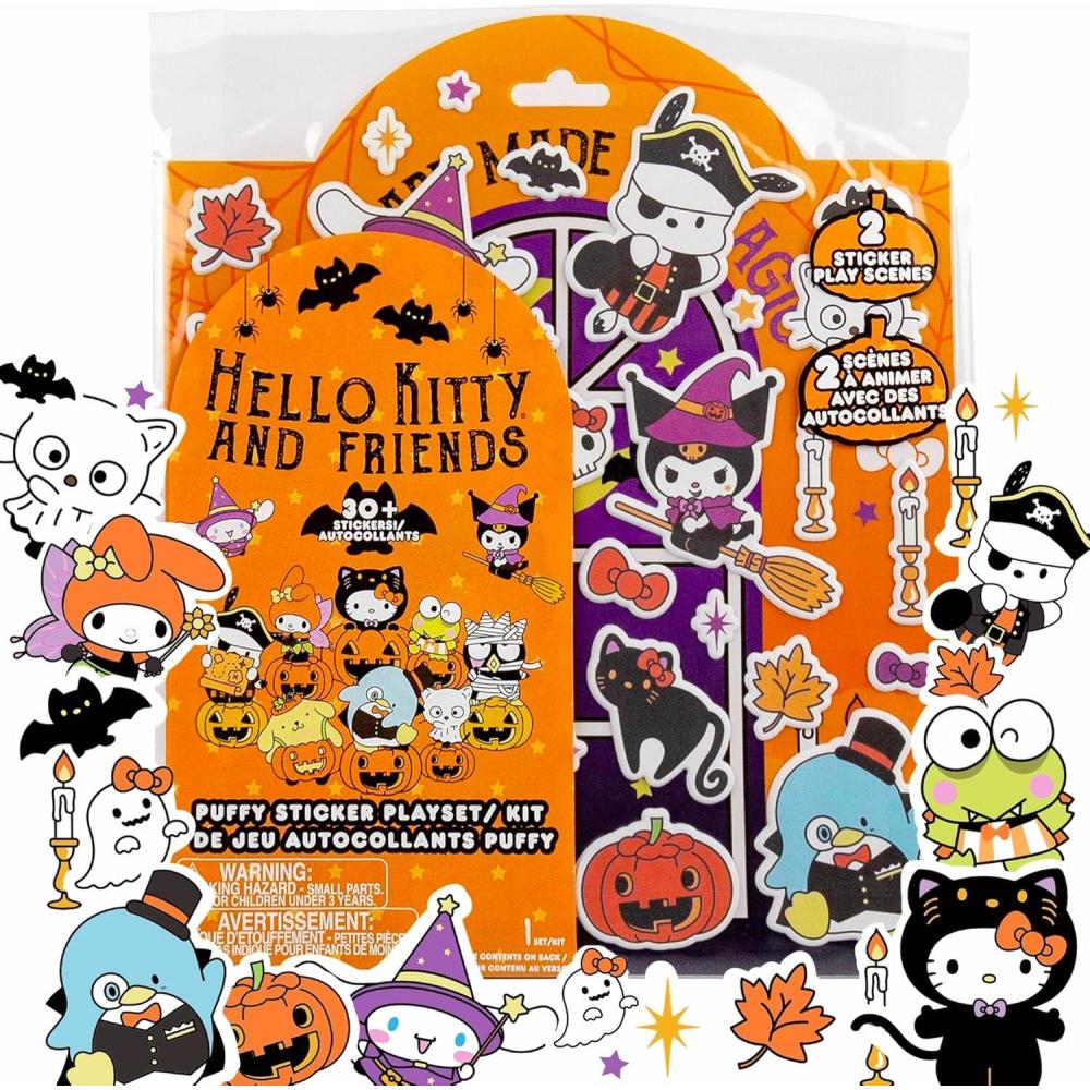 image:imageTeenage Mutant Ninja Turtles Puffy Sticker Playset Includes 30 Reusable TMNT Stickers amp DoubleSided Play Scene Classic Teenage Mutant Ninja Turtles Toys Great TravelFriendly Kids ActivitiesHello Kitty Halloween