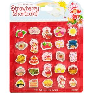 Just My Style Mini Eraser Maker Sculpt and Design Custom Erasers with 8 Unique Air-Dry Clays, Tools, and Storage Case, DIY School Supply Craft Kit for Kids Ages 6 and Up(Strawberry Shortcake)