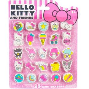 Just My Style Mini Eraser Maker Sculpt and Design Custom Erasers with 8 Unique Air-Dry Clays, Tools, and Storage Case, DIY School Supply Craft Kit for Kids Ages 6 and Up(Hello Kitty)